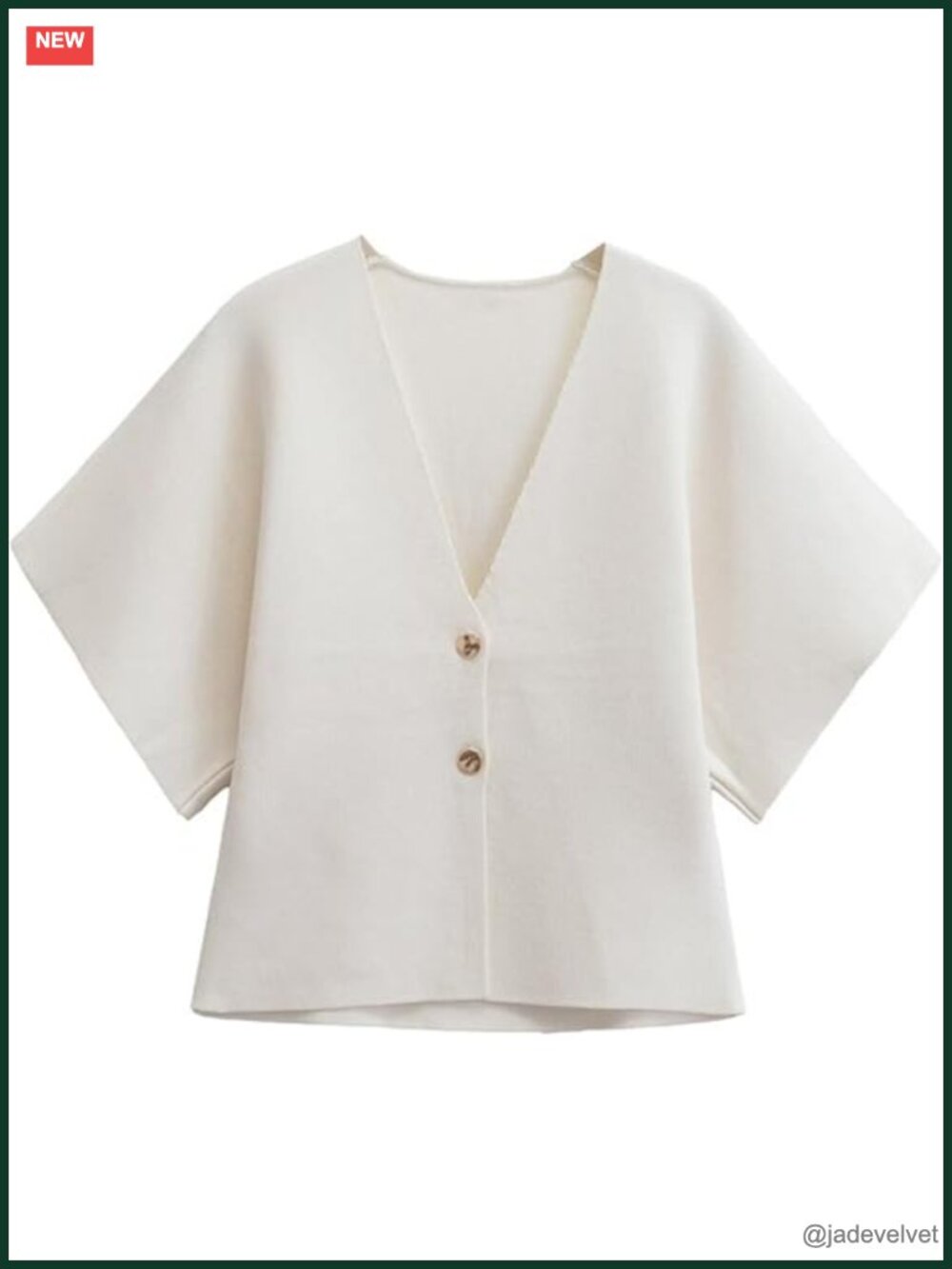 Short Sleeve V-Neck Button Down Crop Knit Cardigan Lightweight Soft